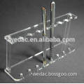 Clear acrylic pen display rack dispenser